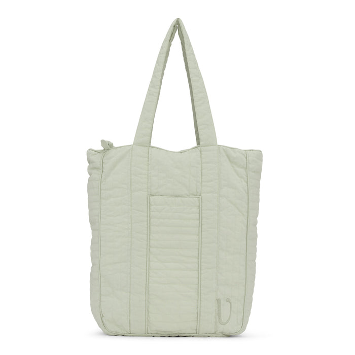 Vanilla Copenhagen Quiltad Tote Bag Olive Mist