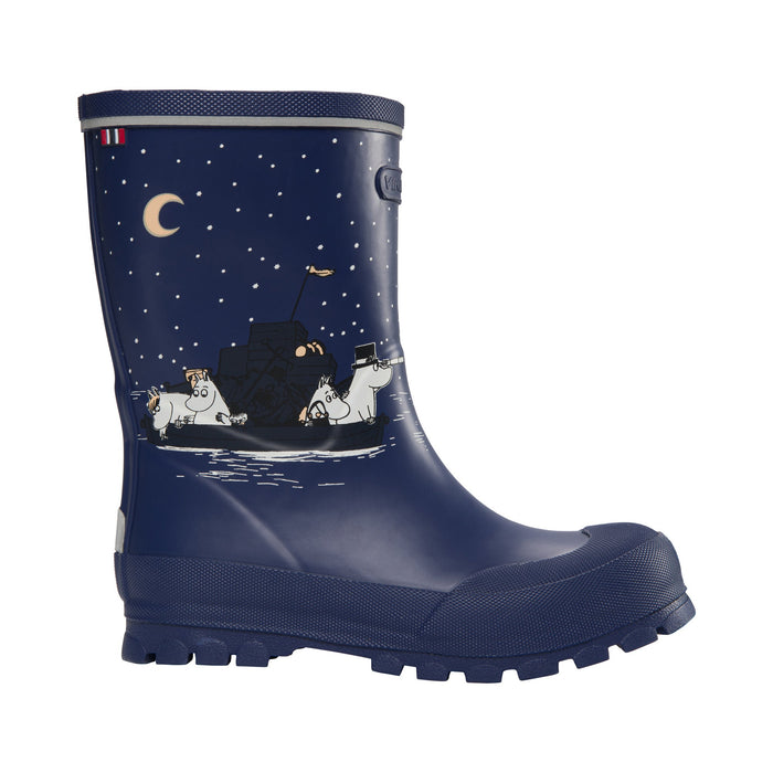 Viking Jolly Moomin Gummistövlar Navy