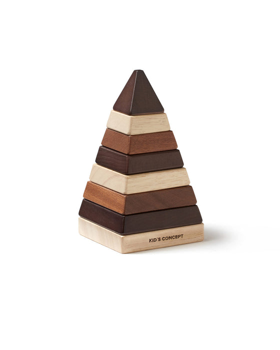 Kids Concept Plocktorn Pyramid Natur Neo