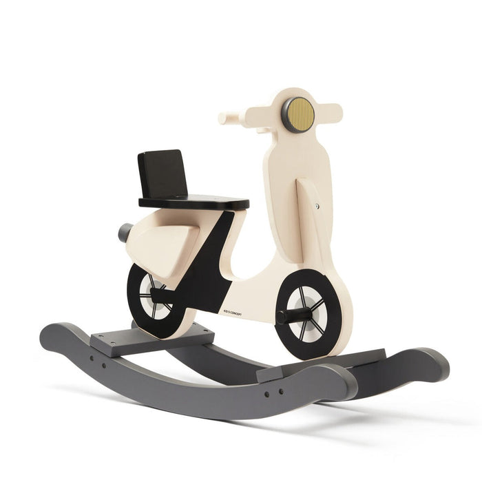 Kids Concept Gunghäst Scooter Ljusbeige