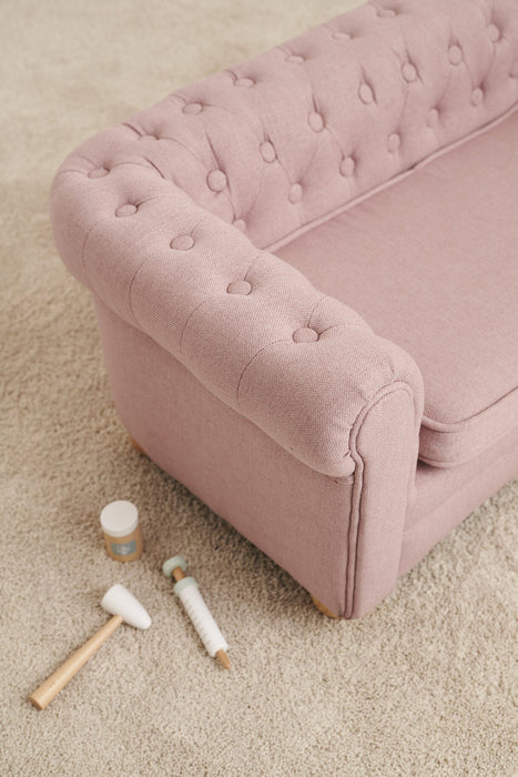 Kids Concept Soffa Chesterfield Rosa