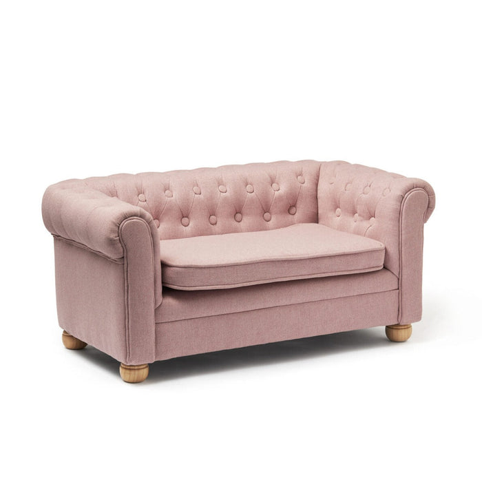 Kids Concept Soffa Chesterfield Rosa