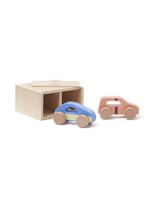 Kids Concept 2-pack Bilar Med Garage