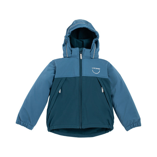 Viking Play Softshell Jacket Denim Blå