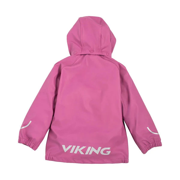 Viking Jolly Återvunnen Regnjacka Plum Rosa