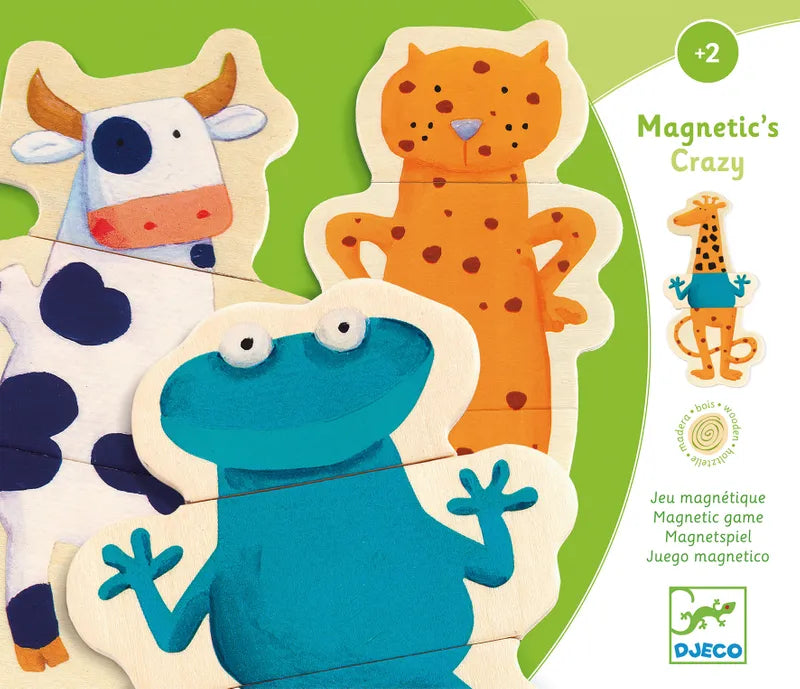 Djeco Crazy Animals Magnetpussel