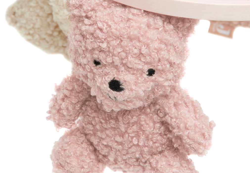 Jollein Sängmobil Teddy Bear Wild Rose/Naturel