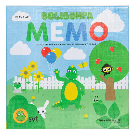 Bolibompa Memo Spel från 2 år