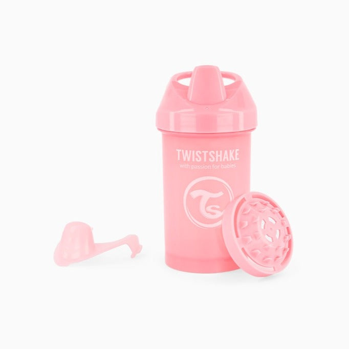 Twistshake Pipmugg utan Handtag Crawler Up 300ml Rosa