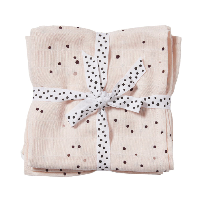 Done By Deer Burp cloth 2-pack Dreamy dots Puder