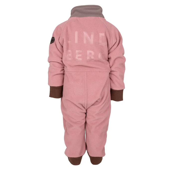 Lindberg Stormy Overall Vindfleece Baby Grey/ Blush