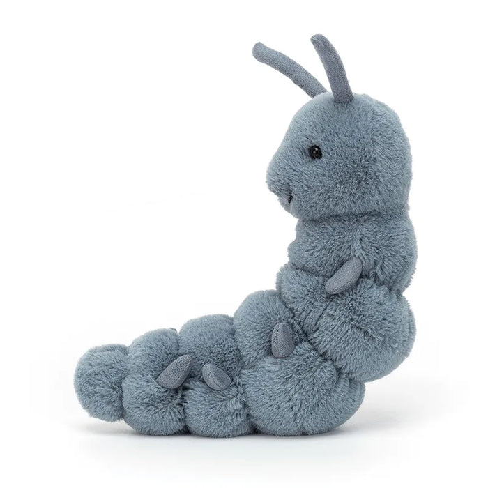 Jellycat Gosedjur Wriggidig Larv Blå