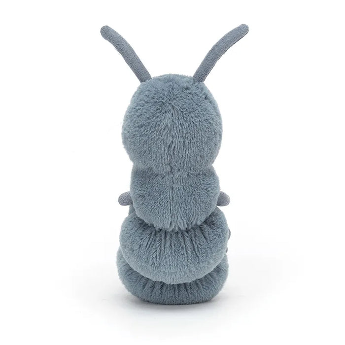 Jellycat Gosedjur Wriggidig Larv Blå