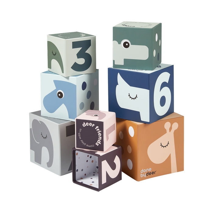 Done By Deer Stacking cubes Deer friends Colour mix