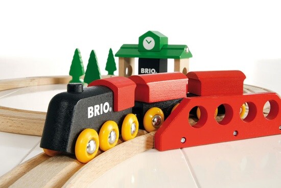 BRIO Klassiskt Figurset 8 Tågräls Kit