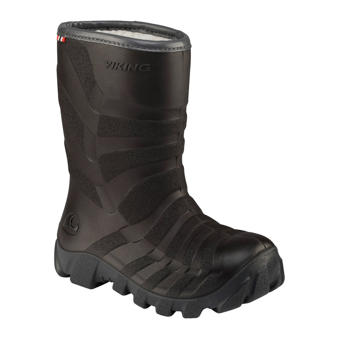 Viking Ultra Warm Fodrade Gummistövlar Black/Grey