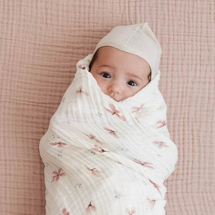 Cam Cam Copenhagen Swaddle Muslin GOTS Windflower Creme