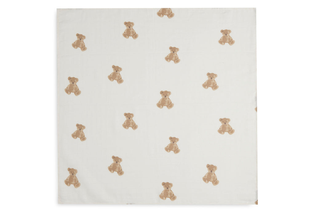 Jollein Muslinfilt 70x70cm Teddy Bear 3-Pack