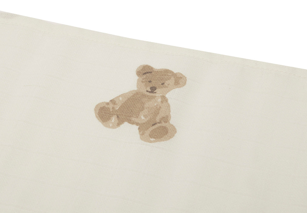 Jollein Muslinfilt 70x70cm Teddy Bear 3-Pack