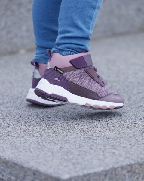 Viking Sneaker Arendal Mid GTX Plum/Dusty Pink