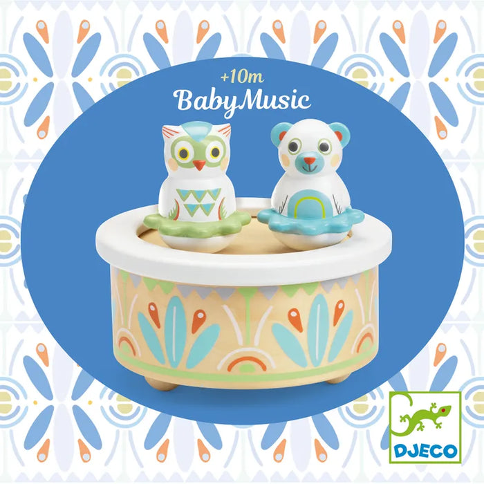 Djeco Baby White Music Speldosa