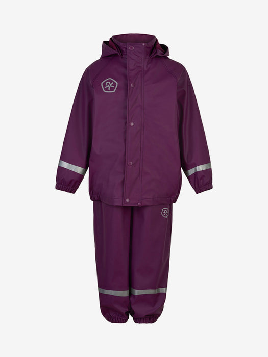 Color Kids Regnställ Plum Caspia