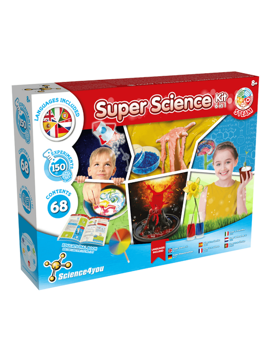 Science4you Super Science kit 6 i 1 Experimentkit