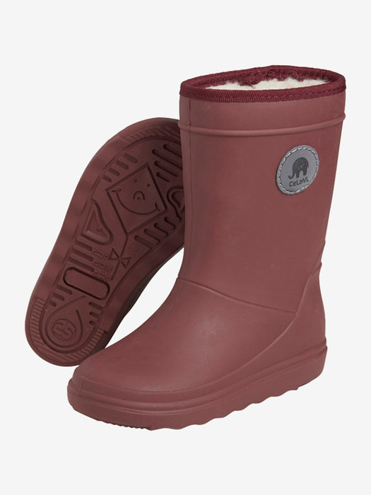 CeLaVi Thermo Boots Fodrade Gummistövlar Rose Brown