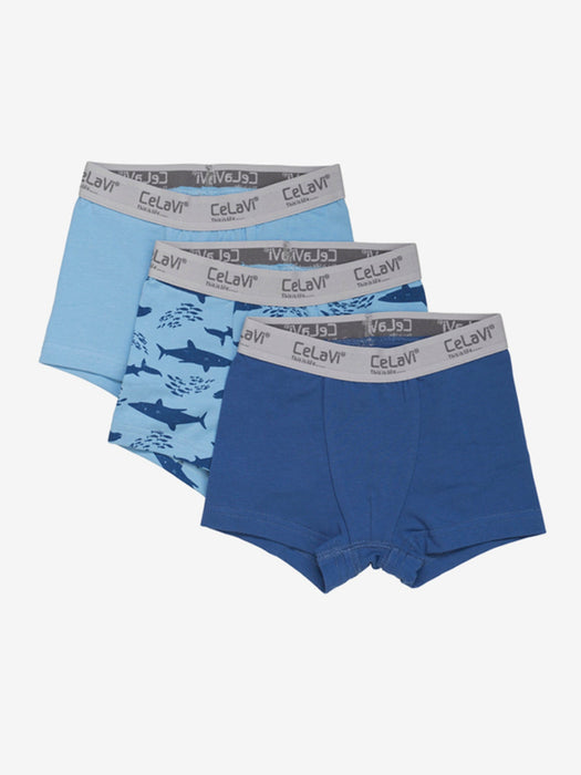 CeLaVi Kalsonger Boxers 3-pack True Blue