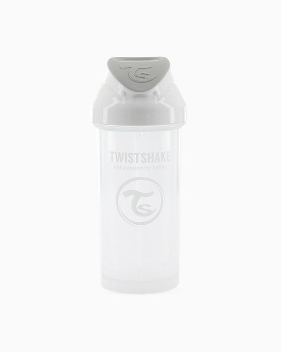 Twistshake Sugrörsmugg 360ml Vit