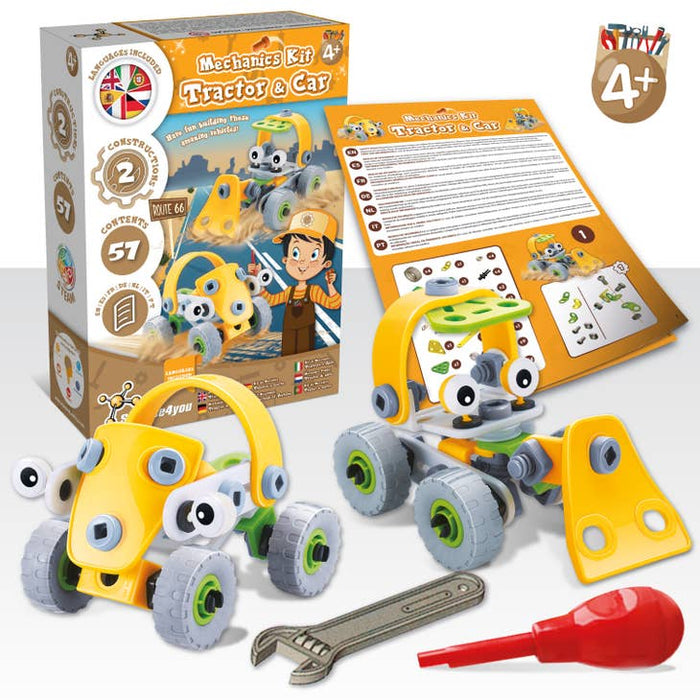 Science4you- Mekanik Kit Traktor & Bi Pedagogiskt