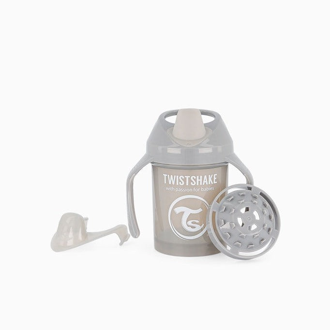 Twistshake Pipmugg med Handtag Mini Cup 230ml Grå