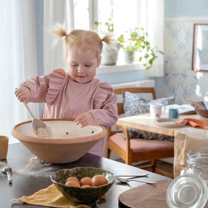 Sebra Långärmad Haklapp Blossom Pink