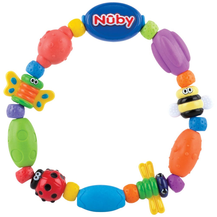 Nuby Bitring Hard Soft Bug-a-Loop 3m+