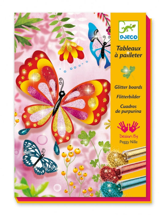 Djeco Pysselbox Glitter Butterflies