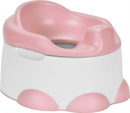 Bumbo 2in1 Potta och Pall vit/rosa