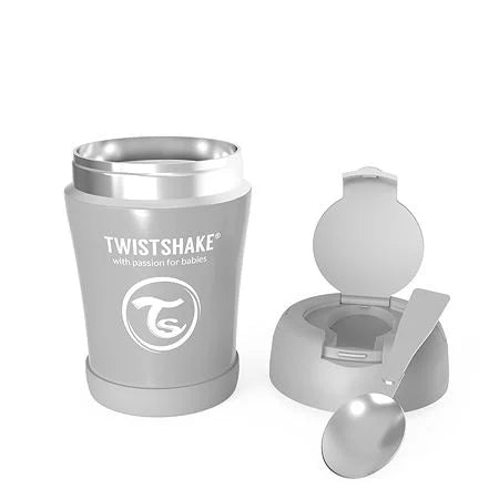 Twistshake Mattermos Barn 350 ml Grå