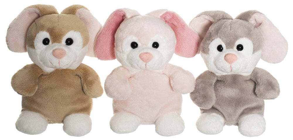 Teddykompaniet Teddy Bunnies Beanies Kanin 3 Olika Gosedjur