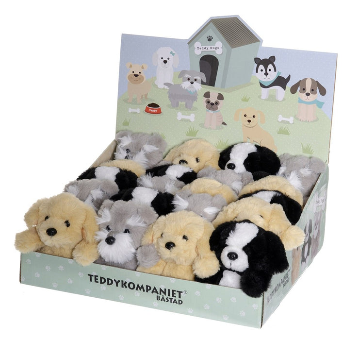 Teddykompaniet Teddy Dogs Hundar 3 Olika Gosedjur