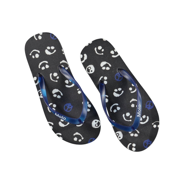 Molo Flip Flops Zeppo Blue Signs