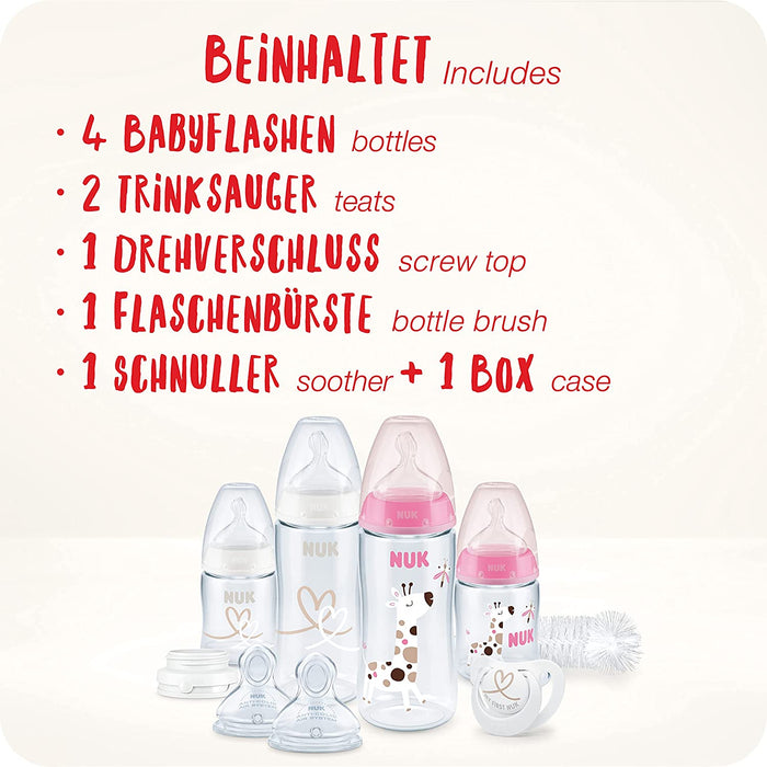 NUK Startpaket First Choice + Perfekt starttemperatur Control neutral