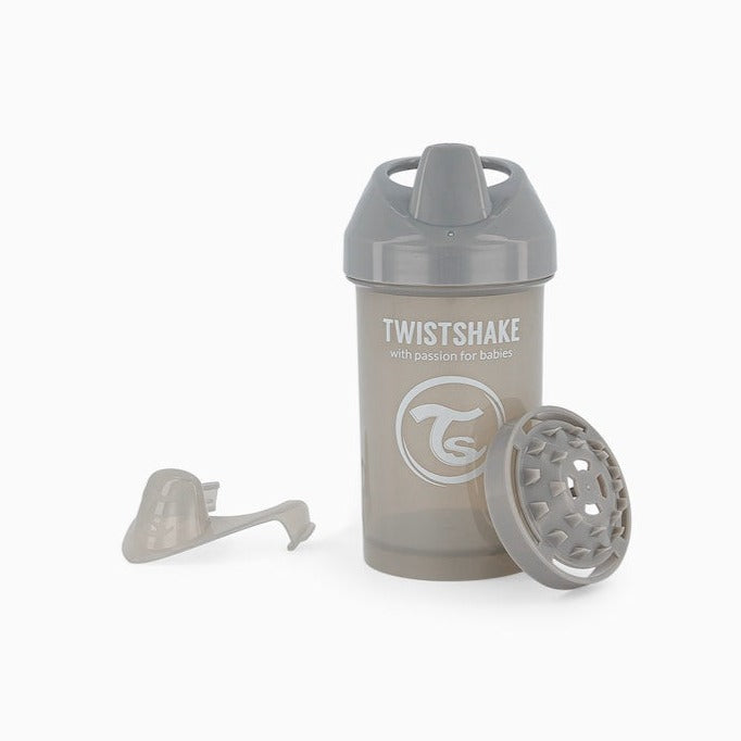 Twistshake Pipmugg utan Handtag Crawler Up 300ml Grå