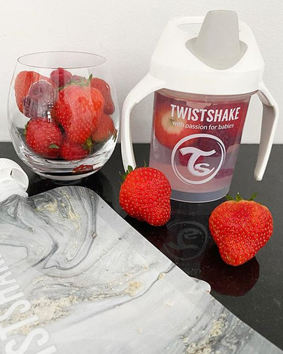 Twistshake Pipmugg med Handtag Mini Cup 230ml Vit