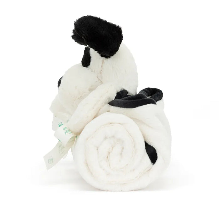 Jellycat Bashful Black & Cream Puppy Filt 70x56 cm