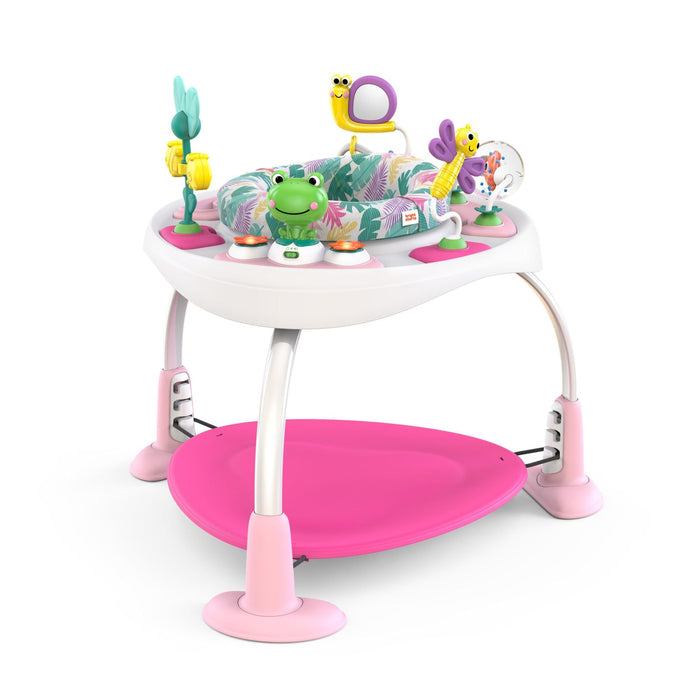 Bright Starts Bounce Baby 2-in-1 Aktivitetsbord Rosa