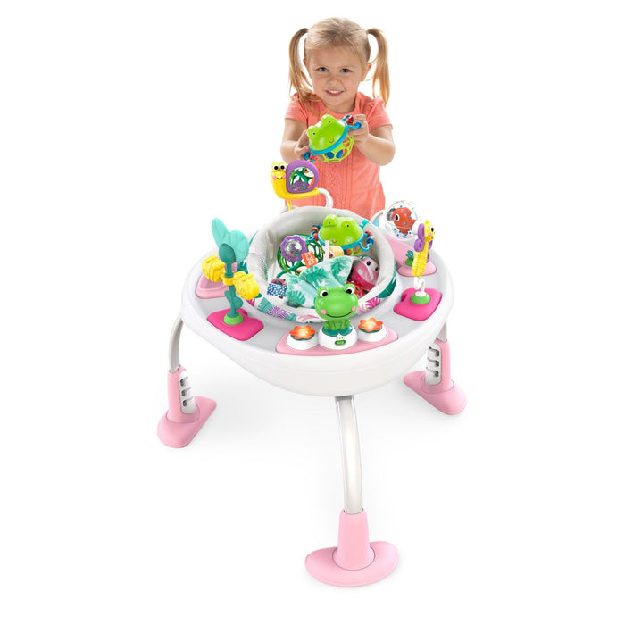 Bright Starts Bounce Baby 2-in-1 Aktivitetsbord Rosa