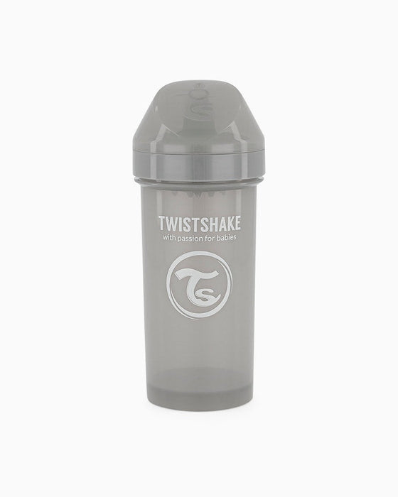 Twistshake Pipflaska utan Handtag Kid Cup 360ml Grå