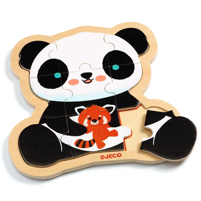 Djeco Pussel Puzzlo Panda 16 pcs