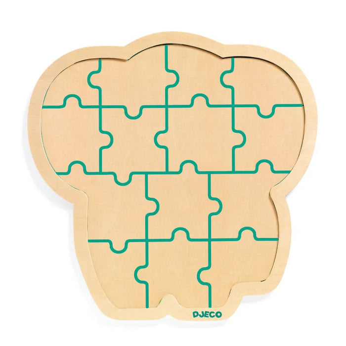 Djeco Pussel Puzzlo Elephant 14 pcs