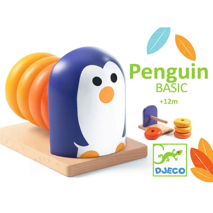 Djeco Stapelleksak Penguin Basic